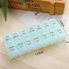 7 Days Weekly Candy Pill Case Medicine Tablet Dispenser Organizer Pill Box Splitters Pill Storage Organizer Container