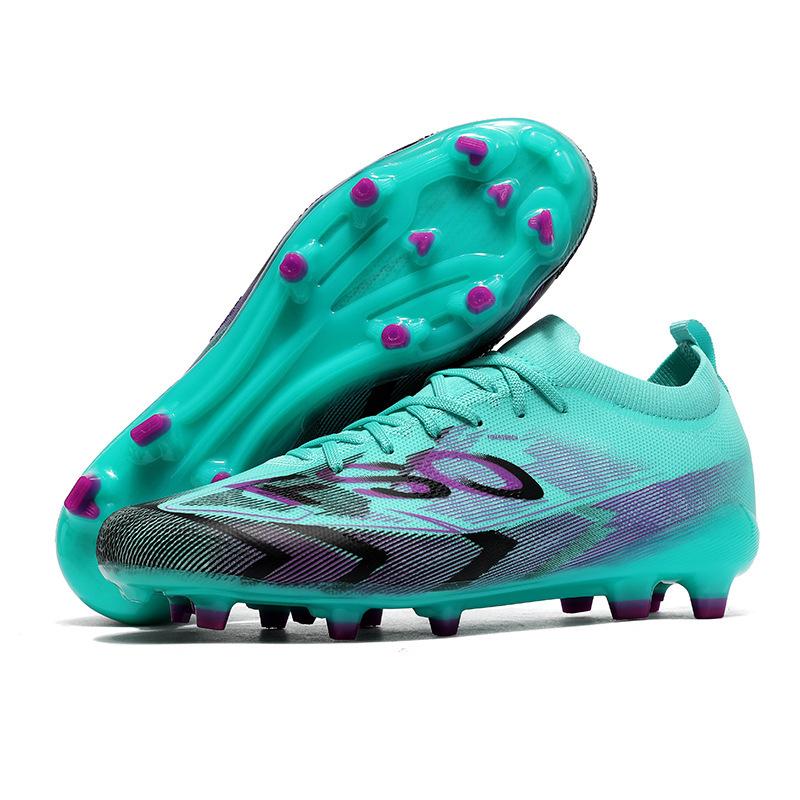 

Zhongbang Flying Weaving Seamless Football Shoes AG Nailed Leather Foot for Boys, Girls and Adolescents Students Training Naturally 45