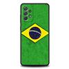 Large Brazil Flag Phone Case for Samsung Galaxy A17 A13 A15 A25 A35 A51 A55 A71 A21S A11 A31 A41 A23 A53 A73 5G A03S A05s Cover