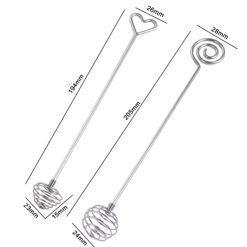 Stainless Steel Honey Dipper Sticks Double-headed Honey Spoon Household Honey Stirrer  Jam