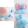 Adorable Peach Butt Bunny Plush Toy Cute Rabbit Keychain Accessory