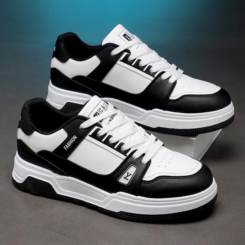 New Men's Classic Four Seasons Fashion Low Top Thick Sole Skateboarding Shoes Comfortable Soft Sole Basketball  Sneakers