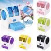 USB Mini Air Conditioner Portable Personal Cooling Fan Double Air Outlet Summer Desktop Air Cooler Fan