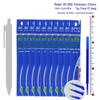 Mofumo 0.5mm Erasable Needle Tip Blue Refill for Students
