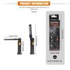 Portable Folding Work Lights Rechargeable Magnetic Flashlight Multiple Gears Dual Lights Camping Light