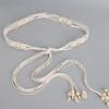 Ethnic Style Hand-woven Belt for Women's Skirt for Women Retro Tassel Thin Waist Chain Dress Waist-hugging Personality Accessories