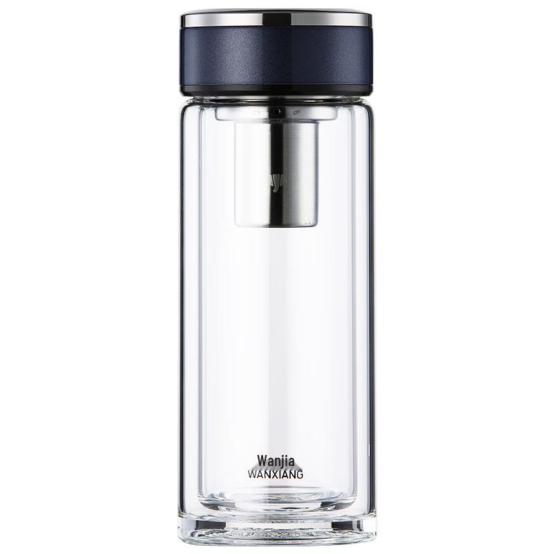 WANXIANG V33RL Double-Walled Glass Tea Infuser Bottle