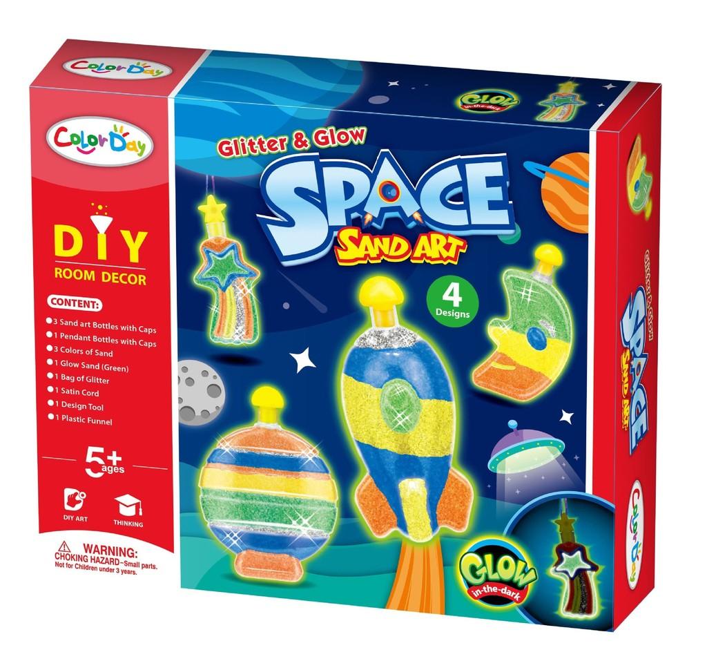 Diy Art Creative Night Light Sand Bottle Toy With Colorful Sand For Kids And Teens
