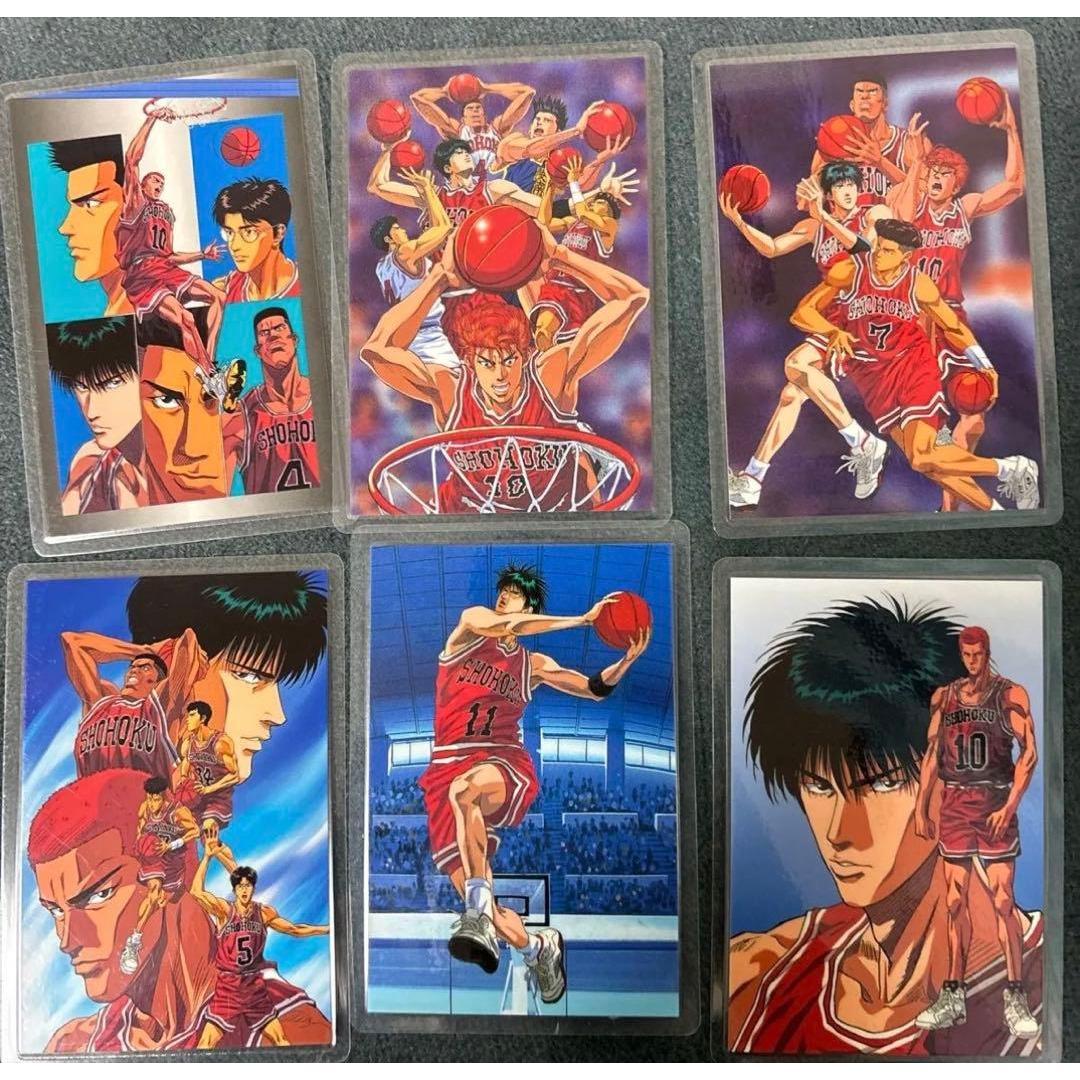 SLAM DUNK Trading Card Set of 6