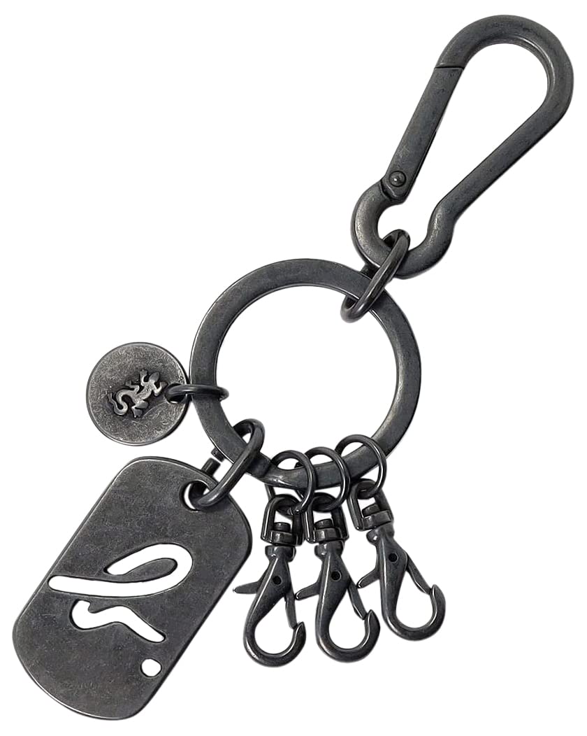 

agnes b. ZH12B-01 Men s Keychain, Size F, Black