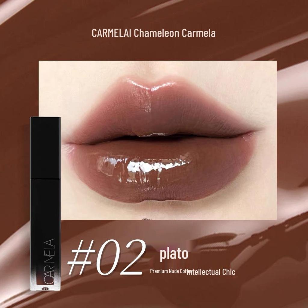 Carmela Lipstick: Renaissance Lip Mud - Dark Style Essential In Black, Brown, Super White.