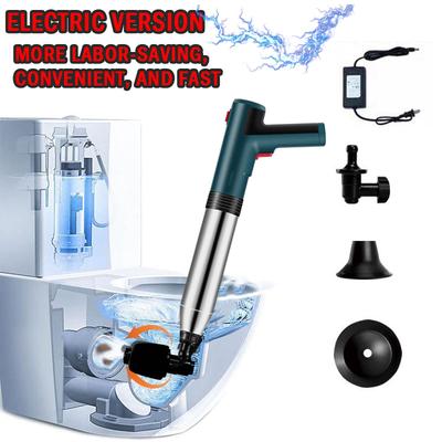 Sewer Piping Unclogging Machine Toilet Plunger Pipe Electric Dredge Tools Sewer Blockage Drain Cleaner Household Lithium Battery