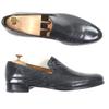 Great BERLUTI Loafers Gale Cursive Slippers Black Venice Calfskin Leather 9.5 Used