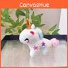 Unicorn Adorable Mini Plush Keychain Cute Pony Plush Toy Soft Short Accessory Fur