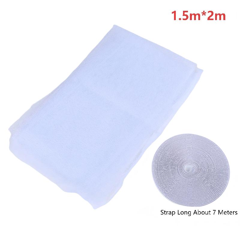 Invisible Mosquito Net Mosquito Insect Bug Net Cuttable Window Screen Fly Mesh Diy Self-Adhesive Fly Mosquito Window Net Mesh
