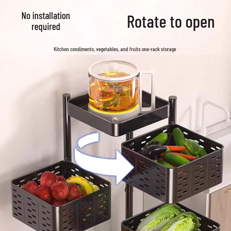 Mobile Kitchen Storage Rack