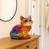 Cat Acrylic Cat Interior Relaxing Soothing Cat Feng Shui Type A Lovep.c Stand, Decor, Suncatcher, Object, Merchandise, Prism, Spiritual, Ornament,