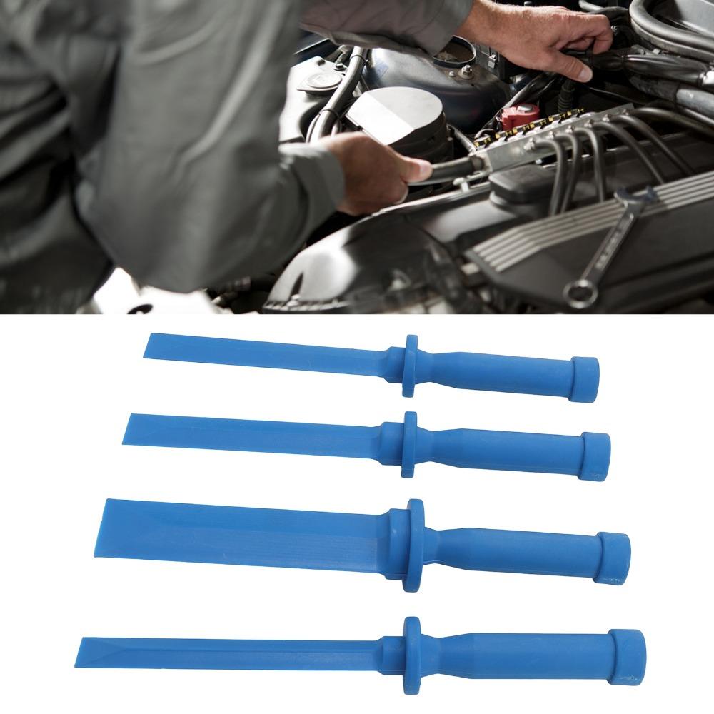 4PCS Anti-Slip Nylon Non-Mar Scraper Set Nylon Adhesive Remover Chisel Removal Pry Tool Auto Shop