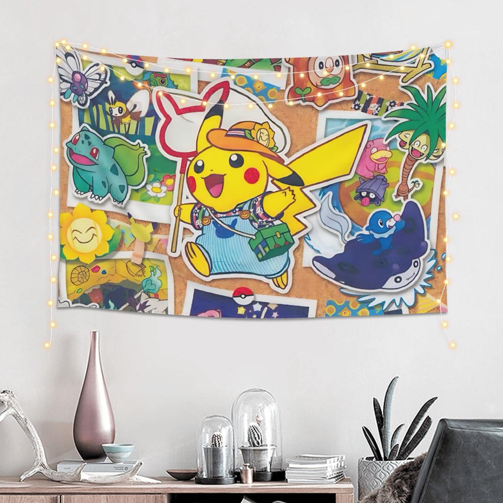 Pokemon Theme Charizard Cutecore Tapestry Room decoration Home Decoration Tapestry Decor Accessories Cute Room Decor
