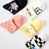 5 Pairs of Women's Autumn Thin Sports Design Sense of Mid Tube Socks