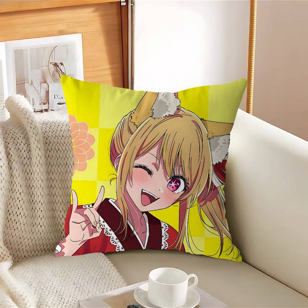 

H-Ho-shino RuByS Pillow Cover For Bedroom Room And Living Room Sofa Decorative Cushion Cover 12x12Inch