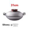 Commercial set Fish hot pot Fondue Chinoise Induction cooking gas universal aluminum pot tajine Thick uncoated soup dry pots