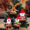 Christmas Ornaments Fabric Decor Hanging Decorations Compact Ornament Size