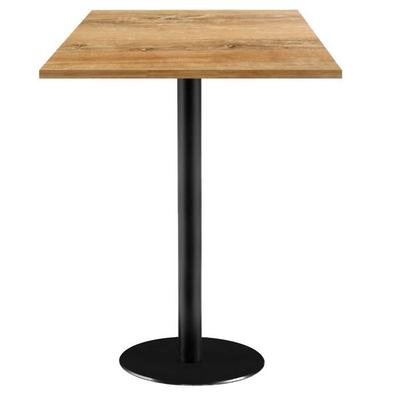 60 X 60 Cm High Table - Rome Model Slovenian Oak