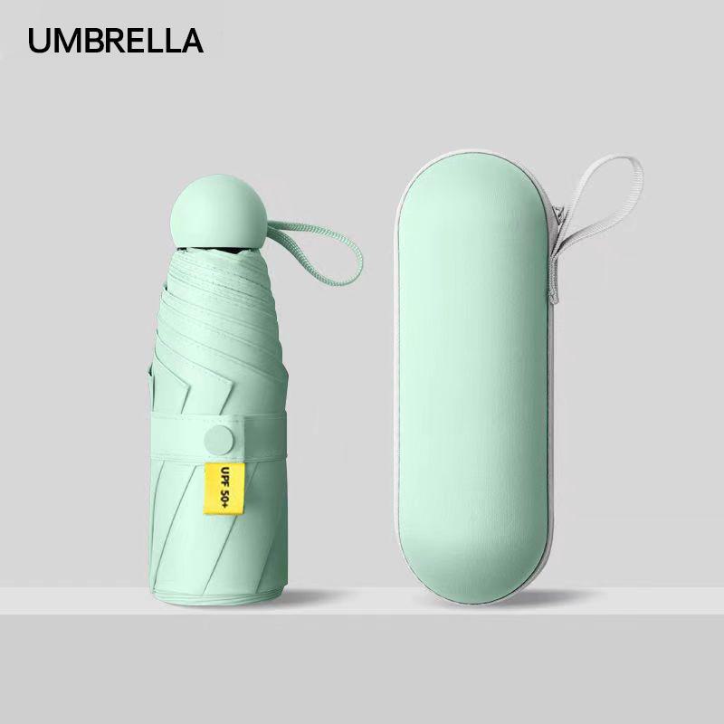 5-Fold Ultra-Light Black Glue UV Protection Customizable Parasol Umbrella