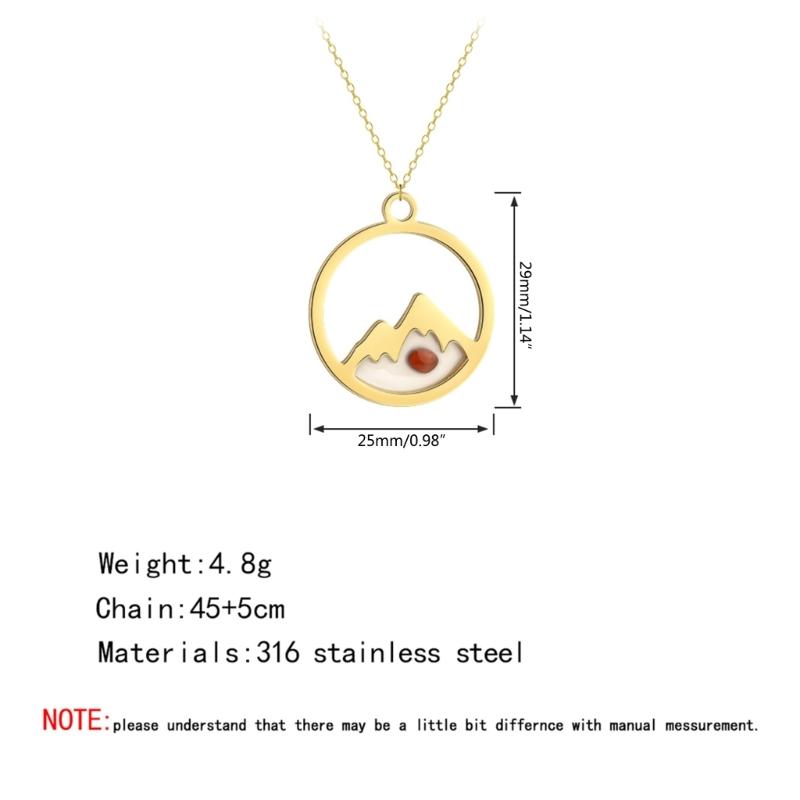 Creativity Mustard  Necklace Stainless Steel Chain Faith Necklace For Women Girl Christian Inspirational Jewelry