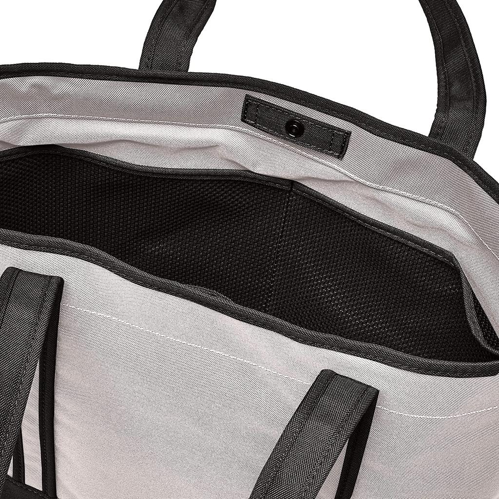 ELA Sustainable Women's Tote Bag ELA-AZ062 Light Gray X Black