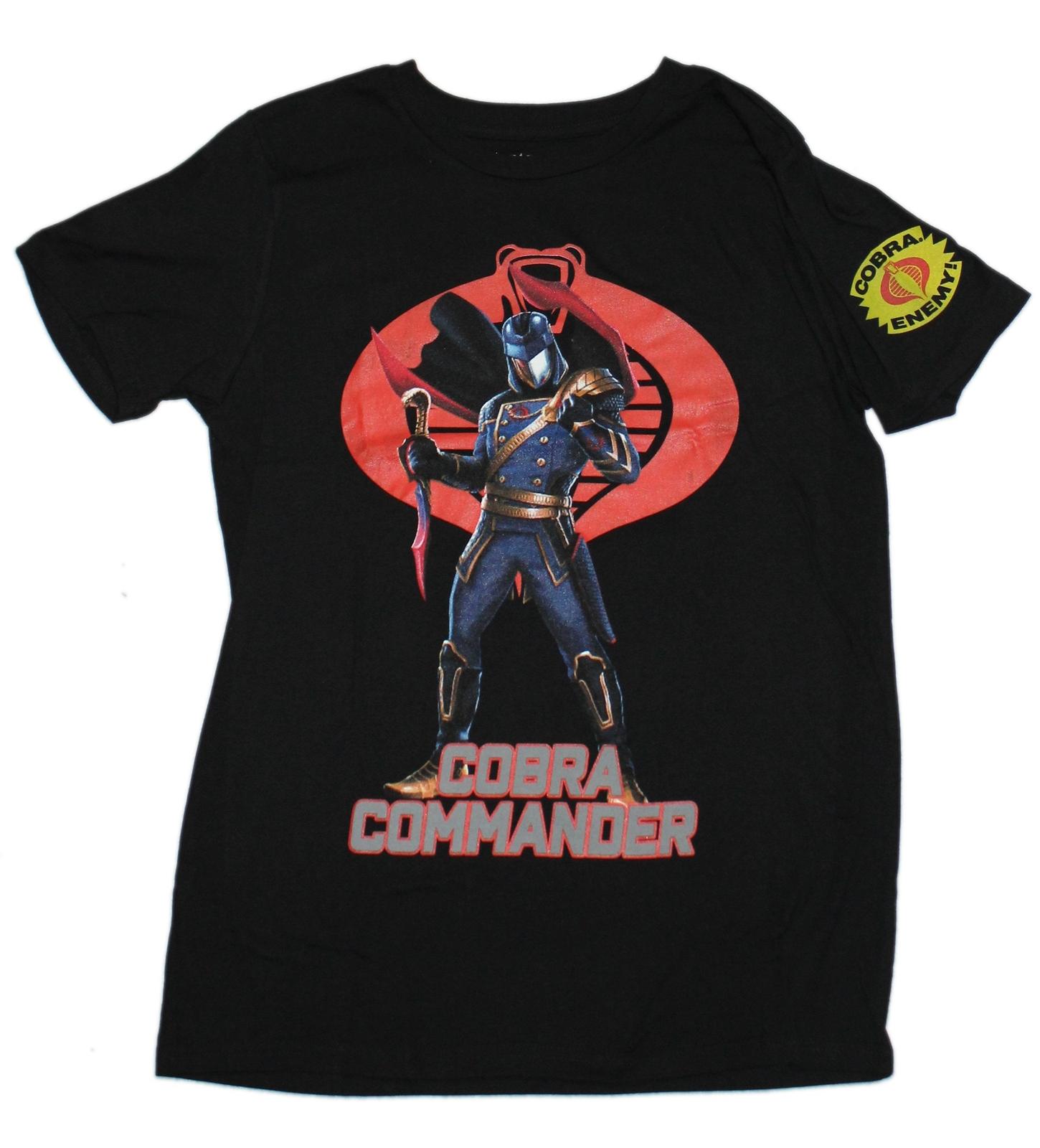 GI Joe New Adult T-Shirt - Cobra Commander Over Symbol M