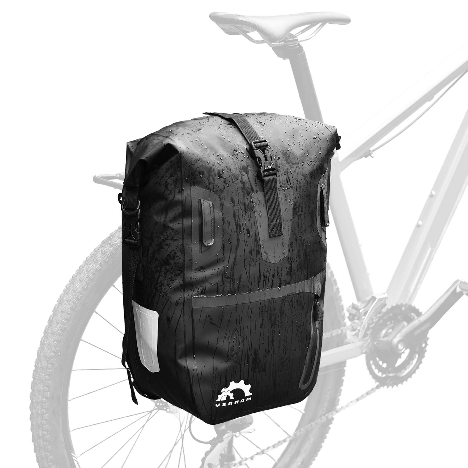 

Водонепроницаемая сумка для велосипеда, сумка-седло для багажника велосипеда с плечевым ремнем pvc