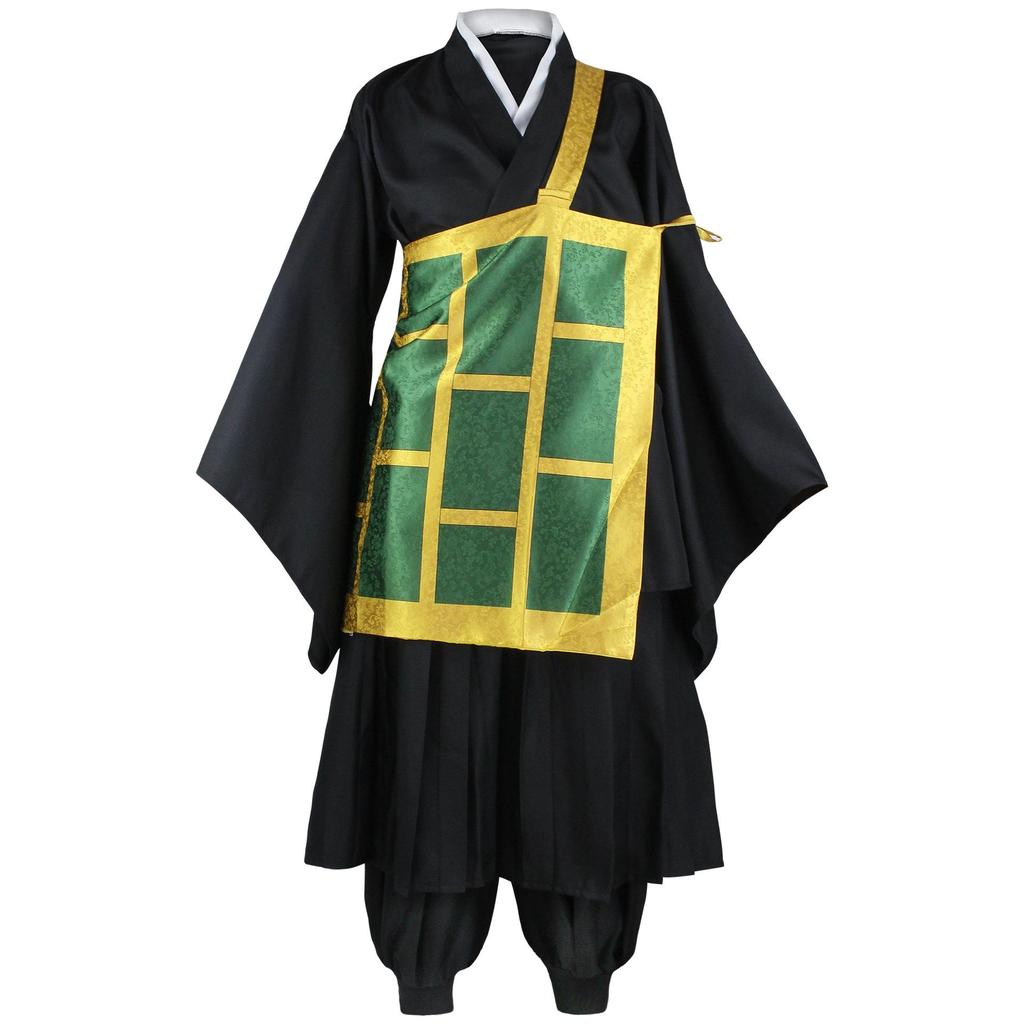 Jujutsu Kaisen Geto Suguru Cosplay Kostým Černé Kimono Školní Uniforma s Cvočky Halloweenský Kostým pro Ženy a Muže
