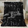 Printed Blanket Picnic Blankets Warm Blanket Soft and Comfortable Blanket Home Travel The V-Vampires D-Diaries Birthday Gift