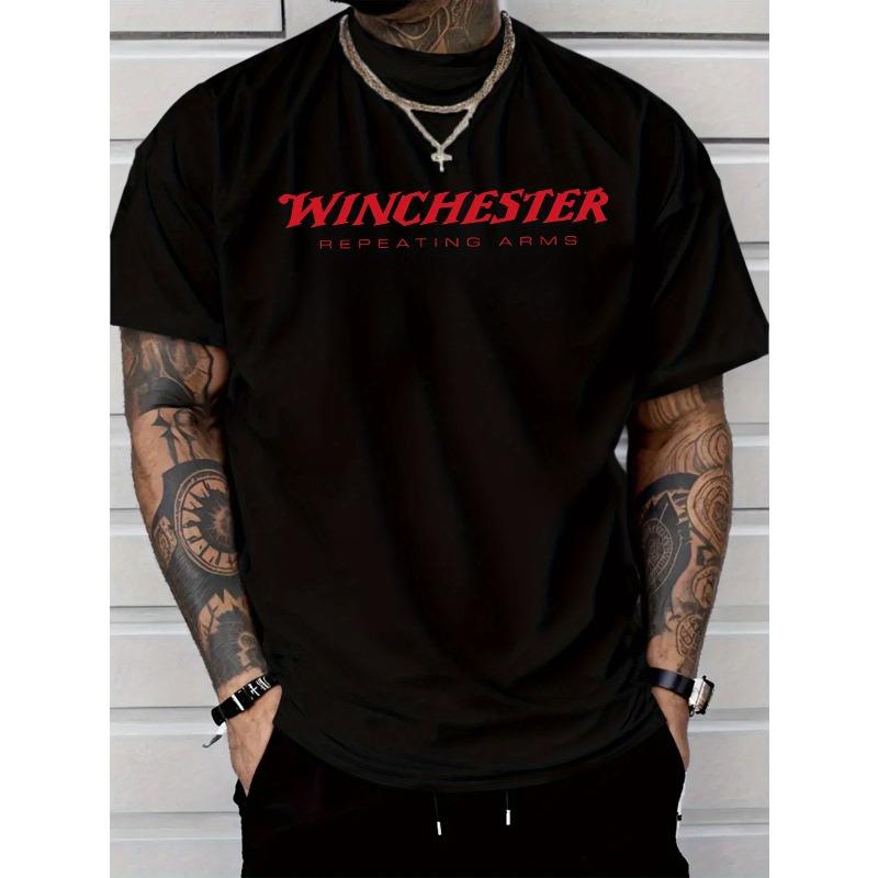 Men s Casual Daily Breathable T-shirt with Retro Street Printed Casual Round Neck Top Men s T-shirt Breathable and Moisture Absorbing Fabric Suitable S