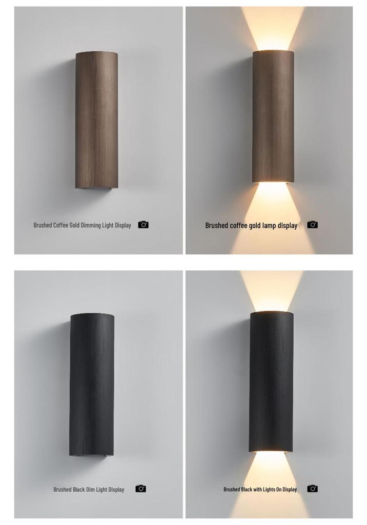 Minimalist Designer Wall Lamp for Living Room, Bedroom, Hotel Corridor, and Bedside: "Light & Shadow"