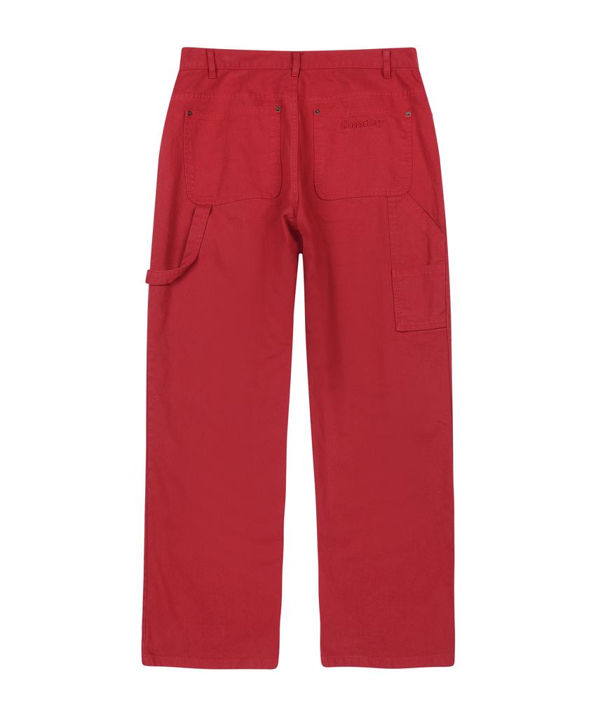 SUNDAY FRUIT MARKET Sunday Carpenter Pant Red