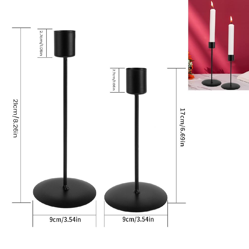 2er Set Metall Kerzenständer Wandkunst Eisen Kerzenhalter Ornamente L-Form Hängender Kerzenhalter für Schlafzimmer Esszimmer Wohnzimmer Dekoration