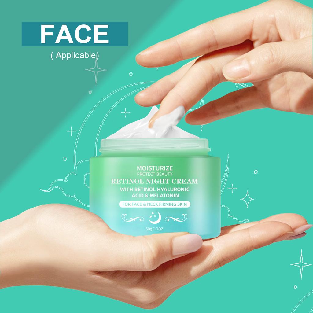 Retinol Moisturizing Cream 50g – Night Repair for Dry & Aging Skin