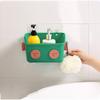 Traceless Toy Storage Basket Wall-mounted Snack Storage Basket Bathroom Hanging Basket  Dormitory