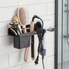 Space Saving Blow Dryer Hanger Wall Mounted Curling Iron Shelf Hair Dryer Holder  Comb