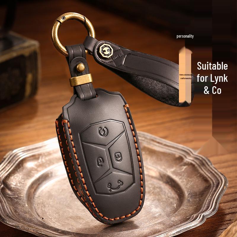 Lynk&Co 03/08 Leather Key Case for Hatchback and New Energy Models