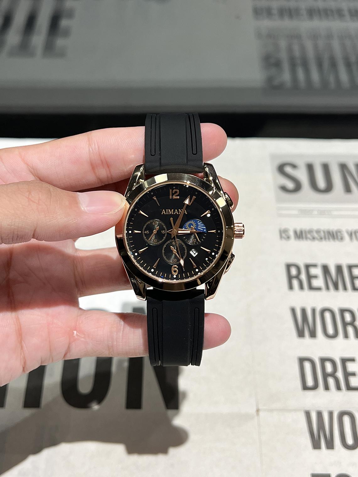 

silicon band moon and star watch Yes