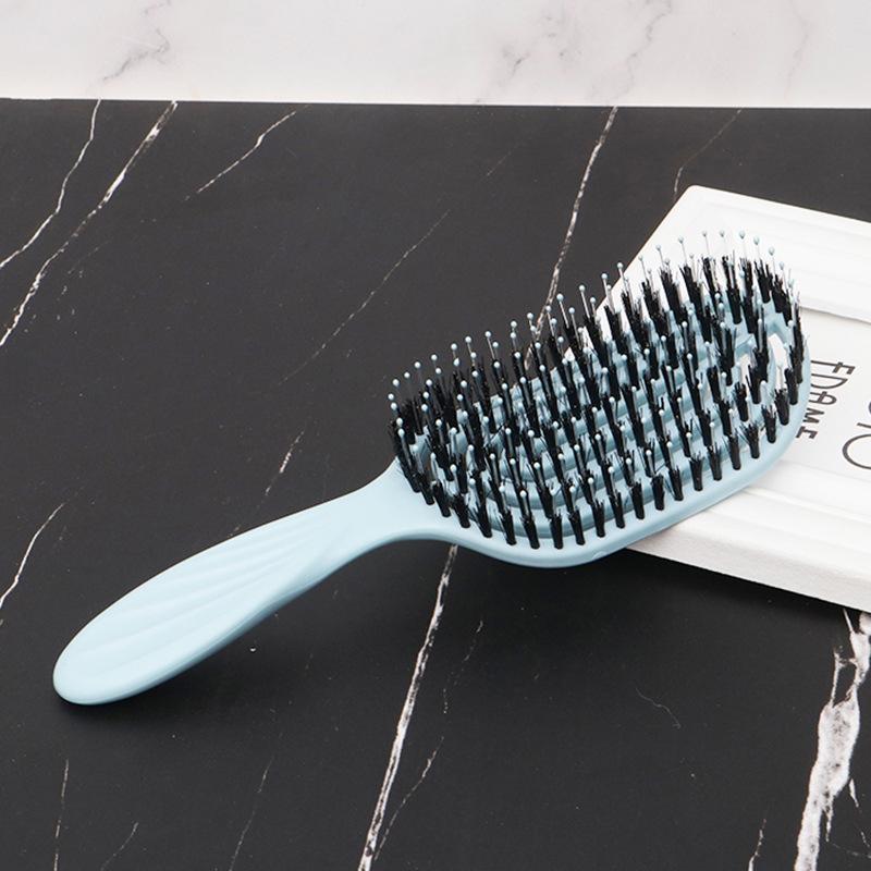 Hair Brush Boar Bristle Massage Comb Anti-Static Hair Scalp Styling Detangling Hollow Out Nylon Teeth Comb Air Bag Comb