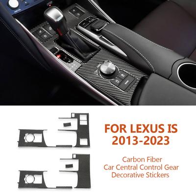 Pro Lexus IS250 2013- z uhlíkových vláken, centrální řídicí deska automobilu, dekorativní samolepky, autopříslušenství pro vozidla