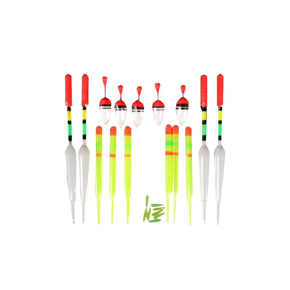 15 Pcs/set Fishing Float Yellow Fishing Foam Bobber Fishing Accessories