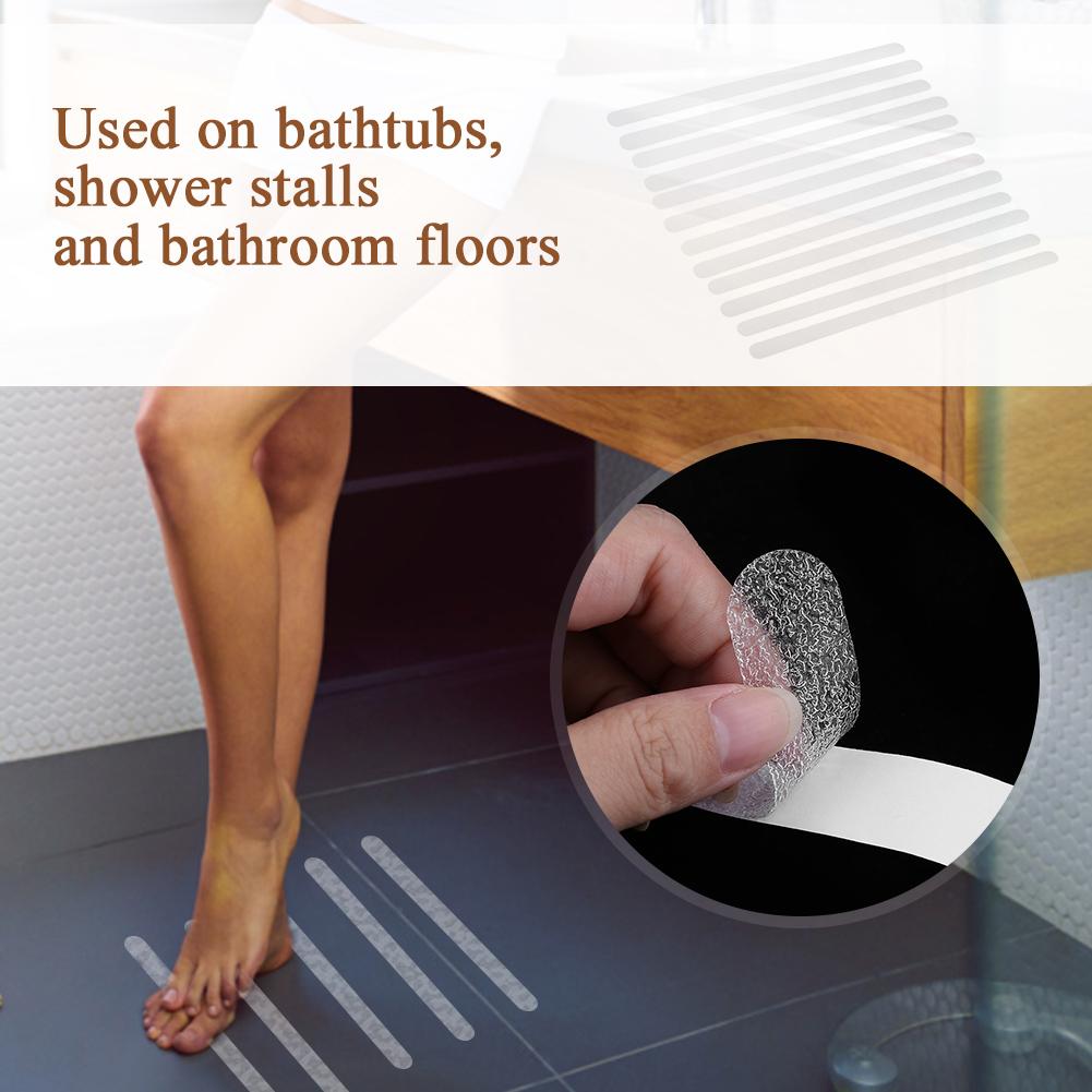 12 Strips Safety Anti Slip Tape Floor Stair Adhesive Non Skid Grip Tape