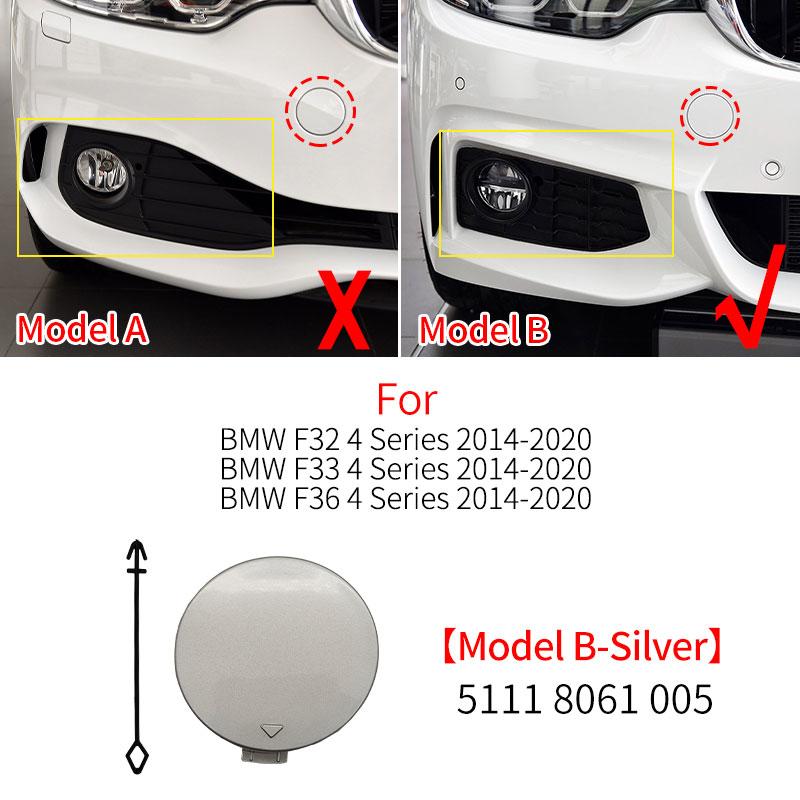 Für BMW F32 F33 F36 M Sport 2014- Auto Frontstoßstange Anhängerkupplung Abschlepphaken Abdeckkappe Zubehör für BMW 4er Serie 420 425 430 440