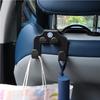 1pcs ABS Car Rear Seat Back Portable Hanging Hook Center Cover For VW Rline Jetta Golf Beetle GTI R32 MK4 Motion Polo GTD Motion Va4